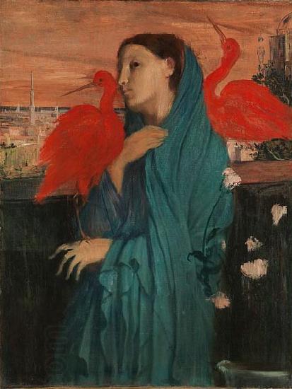 Edgar Degas Young Woman with Ibis China oil painting art